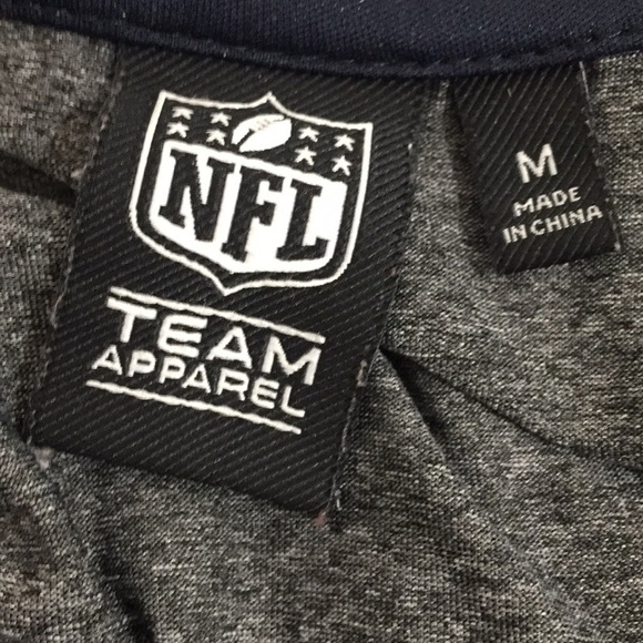 New England Patriots Gray Half-Zip Pullover Jacket - Picture 4 of 5